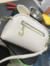 斜挎包包女2026新款女包时尚百搭手机包软皮休闲简约单肩包小方包 米白色 实拍图
