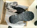 全洲狼 雪地靴男冬季新款东北棉鞋男大码抗寒防水加绒保暖轻便防滑靴子 黑色棉鞋-升级版 加绒 42 (260mm) 实拍图