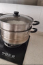 美厨（MAXCOOK）蒸锅 304不锈钢32cm二层蒸锅 加厚复底汤锅 燃气电磁炉通用MCZ798 实拍图