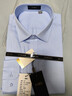 杉杉【DP免烫】工装衬衫男长袖天蓝色春季新款商务正装抗皱纯棉衬衣 FQC235DP202长袖 41 （推荐74-80kg） 实拍图