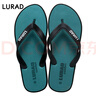 LURAD 人字拖男士夏季时尚沙滩外穿凉拖鞋 绿色 43-44 实拍图