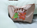范爷家可爱刺绣化妆包化妆品收纳袋大容量便携洗漱手拿包零钱证件收纳袋 实拍图