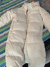鸭鸭（YAYA）王一博同款羽绒服男女2025年冬季新款长款过膝极寒加厚保暖外套 米白色 300g+充绒【抗寒-40°C】 L (175) 【135-155斤】 实拍图
