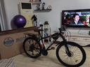 永久（FOREVER）山地车自行车成人男女青少年学生铝合金单车上班代步公路越野赛车 【铝架】旗舰版-黑红辐条轮 26寸27速【建议身高155-185cm】 实拍图