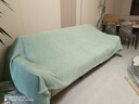 高级轻奢2025新款沙发盖布四季通用防滑防猫抓万能全包沙发巾坐垫 【防滑加厚】伊雅-淡绿色 180*380cm 实拍图