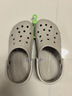 CROCS卡骆驰洞洞鞋贝雅男鞋女鞋轻便耐磨一脚蹬拖鞋休闲鞋|10126 卵石色-2V3 40 (250mm) 实拍图
