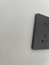 NVC雷士电工 开关插座 五孔带Type-c+usb(15W)插座面板 N25雾感灰 实拍图