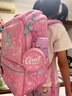 Gmt for kids小学生书包儿童超轻护脊大容量抗菌礼物1-4年级女粉羽独角兽Light 实拍图