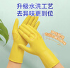 宜之选橡胶牛筋手套M码4双加厚家务厨房洗碗清洁乳胶手套 实拍图