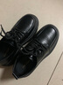 ZHR乐福鞋女学院风减龄厚底单鞋女软萌大头百搭女鞋 PJF01 黑色 40 实拍图