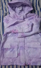巴拉巴拉童装女童棉服两件套秋冬装儿童宝宝防水印花连帽外套精致潮流户外 紫色调00377 90 实拍图