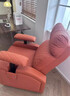 享成电竞沙发舒适久坐单人电脑沙发家用办公椅太空舱沙发懒人办公沙发 【透气太空舱】爱马仕橙+猫抓皮+脚踏+可躺 90- 170度(含)可躺 实拍图