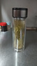 【⭐京东物流配送】高硼硅双层玻璃杯大容量泡茶杯水杯子茶水分离 【双层加厚】茶杯 350ml 1只 实拍图
