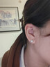 唯一（Winy）999纯银耳钉送闺蜜老婆妈妈生日礼物女生轻奢小众高级感感耳环饰 实拍图