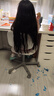 宜家（IKEA）BLECKBERGET布雷伯格转椅家用办公室职员会议座椅 白灰色 实拍图