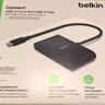贝尔金（BELKIN）Type-C扩展坞 4合1万兆传输 PD供电100W FRS双向供电 热插拔拓展坞 USB-C转接 兼容雷电 实拍图
