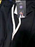 NASA GISS休闲裤男宽松直筒阔腿裤潮流长裤子 黑色束脚常规 (180/84A)XL 实拍图