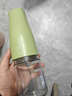 拜杰玻璃油壶调料瓶食品级厨房专用防漏嘴不挂油酱油瓶醋壶500ml绿色 实拍图