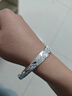 唯一（Winy）银手镯足银9999实心镯子女款纯银饰品妈妈生日礼物送老人长辈 实拍图