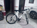 Jeep吉普公路自行车碟刹变速自行车男女学生公路车竞技代步车-RS730 RS730-公路把-皎月白-铝合金 L码（适合身高175-190cm） 27速-健身通勤(进阶款) 实拍图