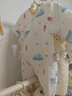 童泰新生婴儿衣服连体衣秋冬加厚夹棉初生宝宝蝴蝶衣爬服 蓝色 52cm 实拍图