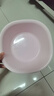 CHAHUA茶花 塑料盆 25.5cm1只装小号抗菌洗脸盆方形洗脚洗衣服盆 粉色* 实拍图