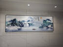瑞尚（RUISHANG） 新中式客厅装饰画大气山水画横版沙发背景墙画挂画轻奢晶瓷壁画 流水生财 210*70/晶瓷面/适合3m沙发 实拍图