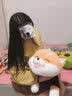 眼含泪光柴犬玩偶狗狗布娃娃公仔大号毛绒玩具女孩睡觉抱枕生日礼物女生友 网红爱心柴犬（开心每一天） 1.1m(衣服可穿脱） 实拍图