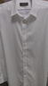 雅戈尔（YOUNGOR）25新品纯色DP免烫衬衫棉质抗皱易打理长袖衬衫男 白色 41 实拍图