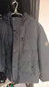 雪中飞鹅绒羽绒服男士短款脱卸帽加厚保暖休闲商务秋冬外套男装190 实拍图