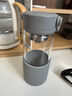 北鼎（Buydeem）茶水分离玻璃杯 男女高颜值便携随手杯办公室泡茶杯浅岛灰470ml 实拍图