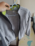 迪卡侬户外运动保暖舒适儿童抓绒衣 浅灰色2763363 131-140cm8-9岁 实拍图