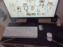 双飞燕（A4TECH）FG1010 飞时代键鼠套装无线 台式电脑笔记本外接办公薄膜键盘鼠标套装无线便携 象牙白 实拍图