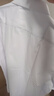 帕托瓦短袖衬衫男士夏季白衬衫韩版修身商务休闲棉质衬衣男白色 6XL 实拍图