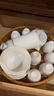 苏氏陶瓷（SUSHI CERAMICS）羊脂玉德化白瓷丰亭三才盖碗功夫茶具套组礼盒中秋节礼物130ML 实拍图
