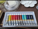 得力中国画颜料多色国画儿童成人美术生专用初学者套装入门毛笔水墨画工具全套24色国画颜料小学生套装 【三层工具箱】18色5ml-18件 实拍图