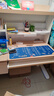 京东京造沐光桌100w护眼大路灯儿童学习桌书桌椅套装升降学生写字桌1.2m棕 实拍图