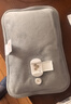 彩虹热水袋暖手宝充电暖宝宝暖水袋注水暖手袋热敷暖肚子暖脚 灰色 实拍图