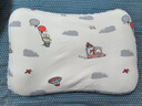 十月结晶儿童枕套棉柔豆豆绒柔软舒压双面可用（不含枕芯） 蓝白34*51cm 实拍图