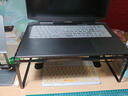 木格格电脑支架笔记本支撑架烧烤架家用台式显示器散热架桌面增高架托架 黑色小号（标准款） 实拍图
