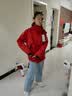 JEEP SPIRIT吉普三合一冲锋衣男士夹克户外防风防水登山服外套女桔红S 实拍图
