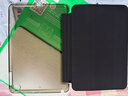 毕亚兹 适用iPad Mini5保护套 迷你4代7.9英寸 苹果平板电脑保护壳 防摔智能休眠支架皮套 PB09-金刚黑 实拍图