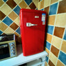 志高复古冰箱小型大容量家用租房电冰箱 化妆品网红冰箱冷藏冷冻一级能效小冰箱节能省电 50L【红色复古款】 实拍图