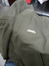 JEEP吉普夹克男士外套秋冬季棒球领宽松休闲工装衣服男装 军绿加棉 XL 实拍图