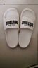 牧童【一家三口亲子款】儿童拖鞋室内家居浴室拖男女童外穿软底凉拖鞋 白色 44 鞋内长28.0cm 实拍图