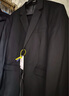 阿悠胖大码西服套装男商务结婚伴郎西装礼服 藏青西服西裤 2XL/185 实拍图