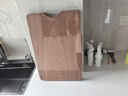 双枪乌金檀木整木菜板 百年龄砧板家用切菜案板抗菌实木菜板50*33*3 实拍图