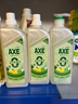 斧头牌（AXE）柠檬鸭屎香果蔬餐具净洗洁精1.01kg*3（泵+补补）6大零添加 实拍图