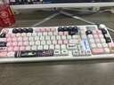 狼蛛（AULA）S98机械键盘有线/蓝牙/无线三模连接Gasket结构插拔2U0游戏办公键盘98配列 【无线版】S98小拽猫-混光 青轴 实拍图