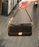 MICHAEL KORS礼物轻奢MK女包BRADSHAW老花腋下包 小号 深棕色/橡果棕色 实拍图